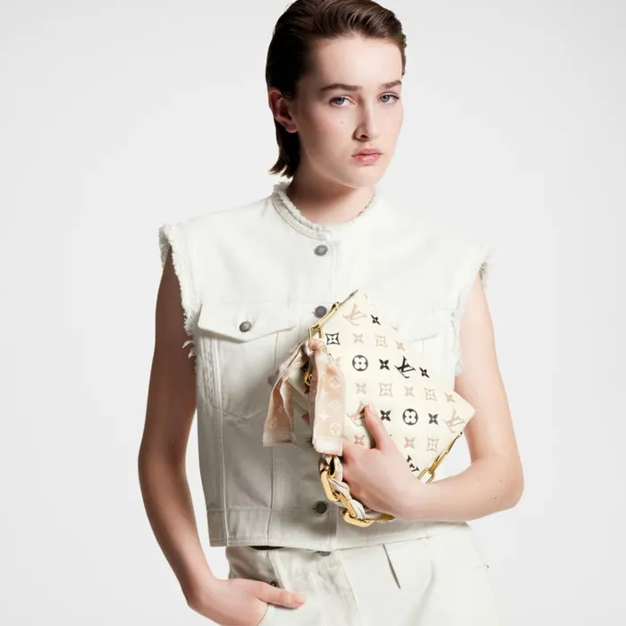 Women Coussin Bag Louis Vuitton Louis Vuitton M22954 Coussin BB Bag Beige 8211 Louis Vuitton Handbag Store
