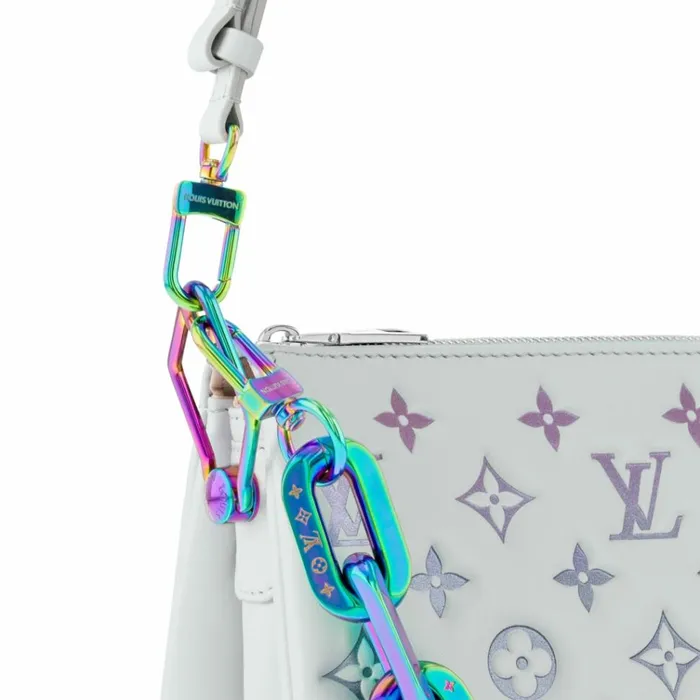 Women Coussin Bag Louis Vuitton Louis Vuitton M23617 LV SKI Coussin BB Gray 8211 Louis Vuitton Handbag Store