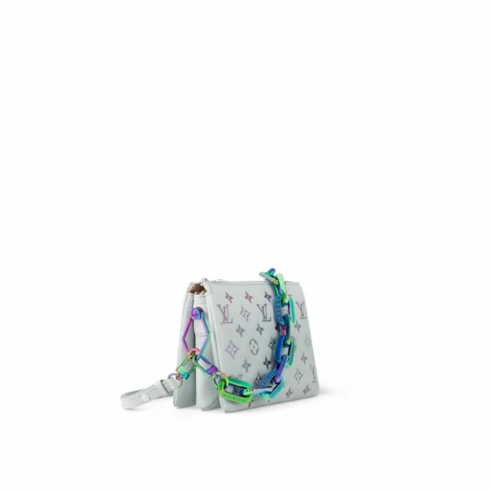 Women Coussin Bag Louis Vuitton Louis Vuitton M23617 LV SKI Coussin BB Gray 8211 Louis Vuitton Handbag Store
