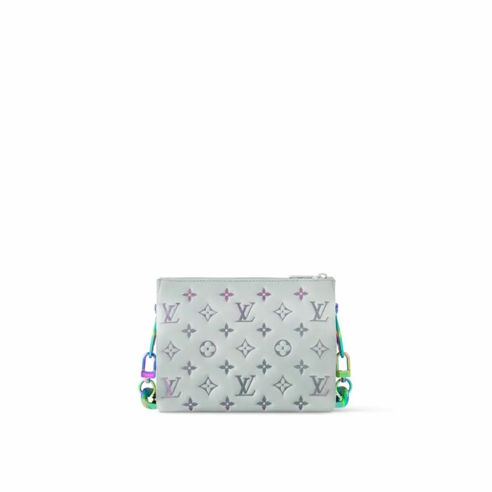 Women Coussin Bag Louis Vuitton Louis Vuitton M23617 LV SKI Coussin BB Gray 8211 Louis Vuitton Handbag Store