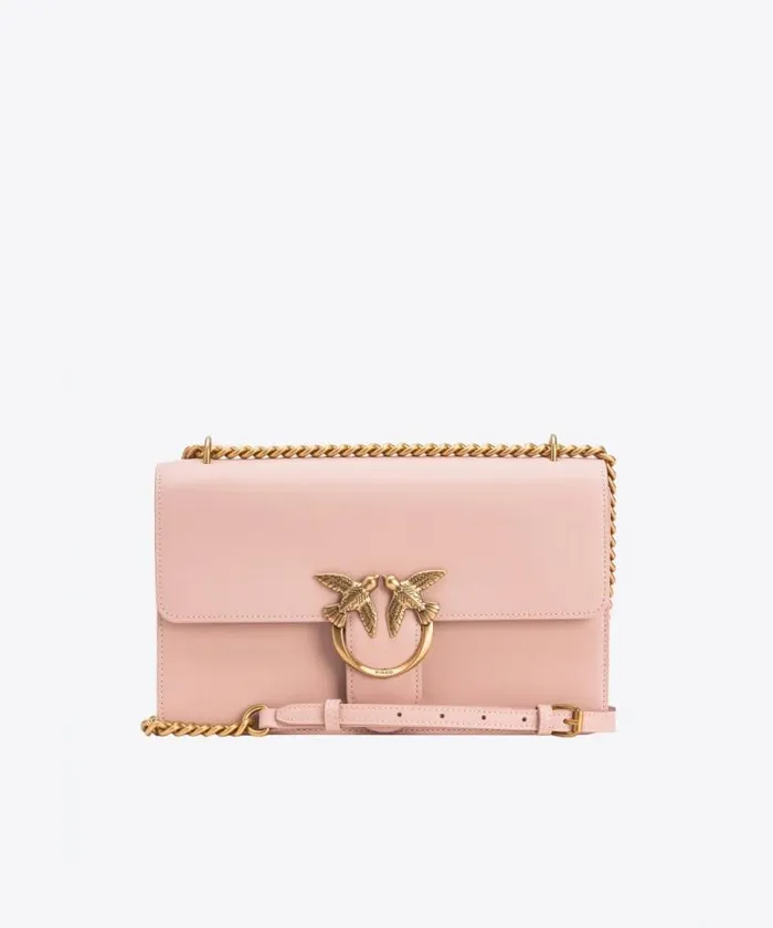Women Crossbody Bags Pinko Classic Love Bag One Simply Pinkdusty Pinkantique Gold Women Crossbody Bags Pinko Classic Love Bag One Simply Pinkdusty Pinkantique Gold