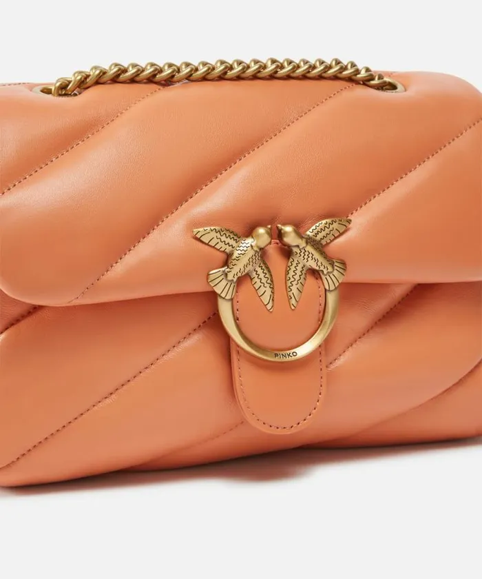 Women Crossbody Bags Pinko Classic Love Bag Puff Maxi Quilt Brandy Orangeantiquegold Women Crossbody Bags Pinko Classic Love Bag Puff Maxi Quilt Brandy Orangeantiquegold