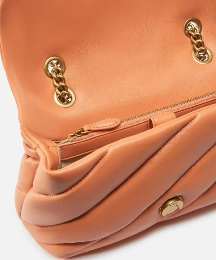 Women Crossbody Bags Pinko Classic Love Bag Puff Maxi Quilt Brandy Orangeantiquegold Women Crossbody Bags Pinko Classic Love Bag Puff Maxi Quilt Brandy Orangeantiquegold