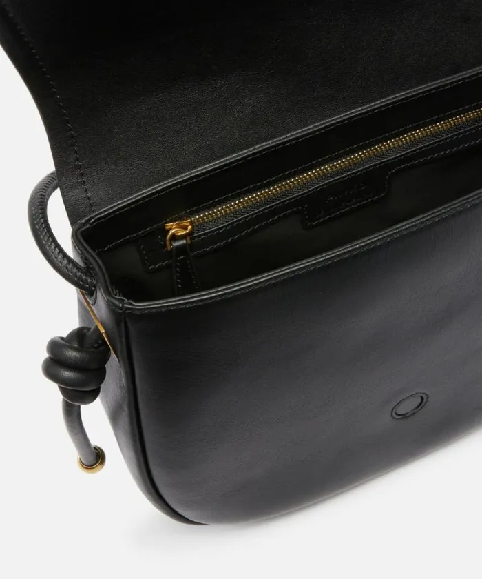 Women Crossbody Bags Pinko Large Leather Crossbody Bag With Knots Blackantique Gold Women Crossbody Bags Pinko Large Leather Crossbody Bag With Knots Blackantique Gold