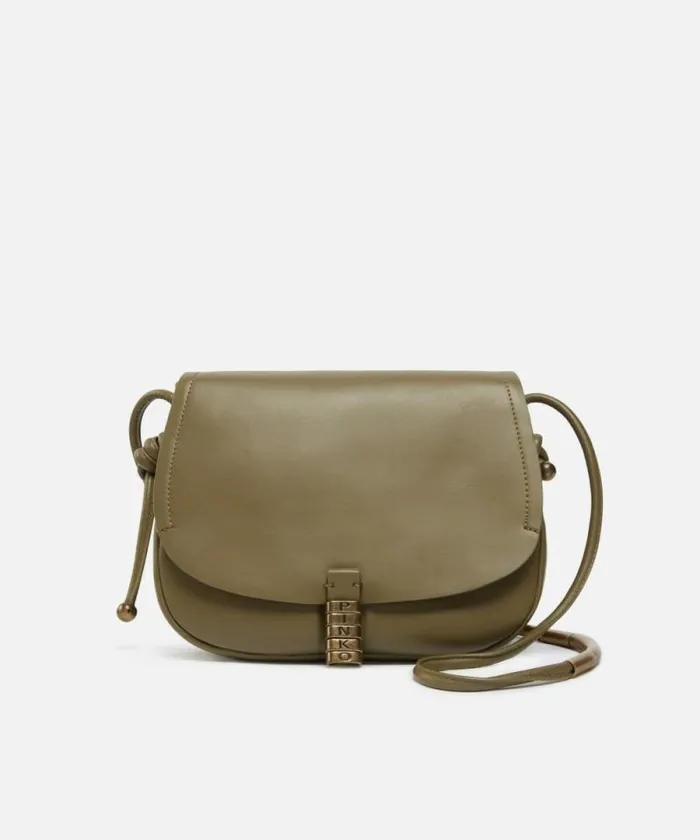 Women Crossbody Bags Pinko Large Leather Crossbody Bag With Knots Plantationantiquegold Women Crossbody Bags Pinko Large Leather Crossbody Bag With Knots Plantationantiquegold