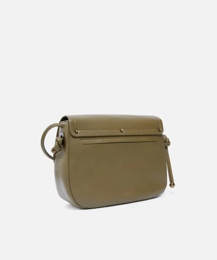 Women Crossbody Bags Pinko Large Leather Crossbody Bag With Knots Plantationantiquegold Women Crossbody Bags Pinko Large Leather Crossbody Bag With Knots Plantationantiquegold