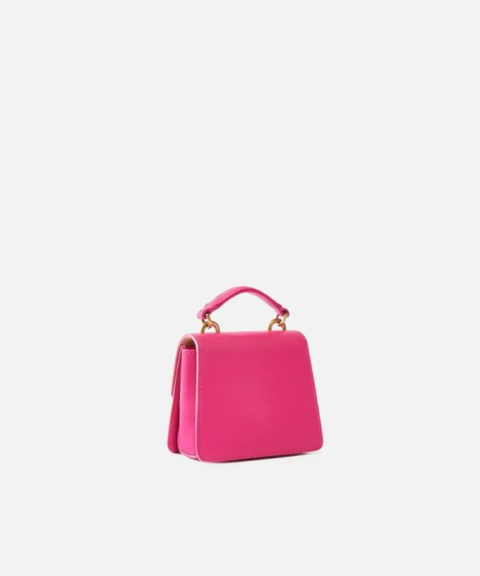 Women Crossbody Bags Pinko Micro LoveBag One Top Handle Light Pinko Pinkantique Gold Women Crossbody Bags Pinko Micro LoveBag One Top Handle Light Pinko Pinkantique Gold