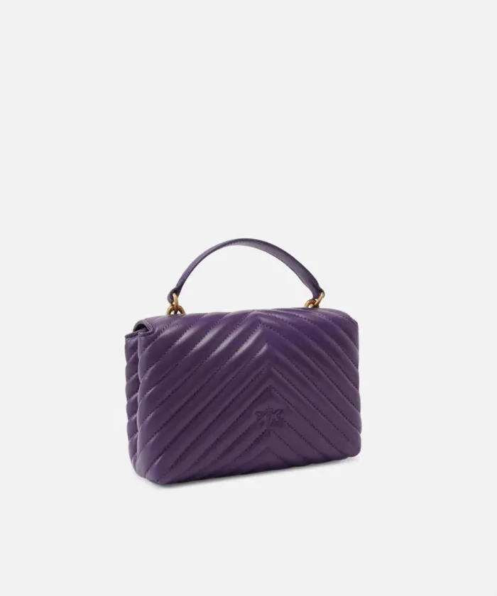 Women Crossbody Bags Pinko Mini Lady Love Bag Puff Chevron Plumantiquegold Women Crossbody Bags Pinko Mini Lady Love Bag Puff Chevron Plumantiquegold