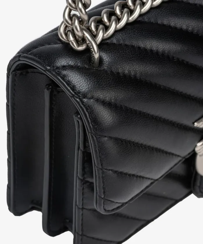 Women Crossbody Bags Pinko Mini Love Bag One Chevron Blackold Silver Women Crossbody Bags Pinko Mini Love Bag One Chevron Blackold Silver