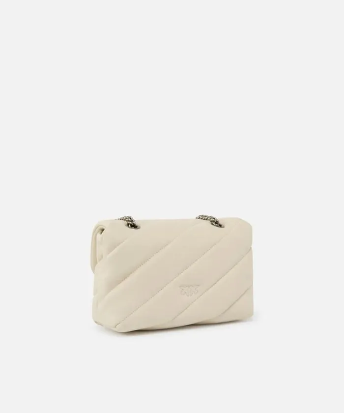 Women Crossbody Bags Pinko Mini Love Bag Puff Maxi Quilt Whitewhiteold Silver Women Crossbody Bags Pinko Mini Love Bag Puff Maxi Quilt Whitewhiteold Silver
