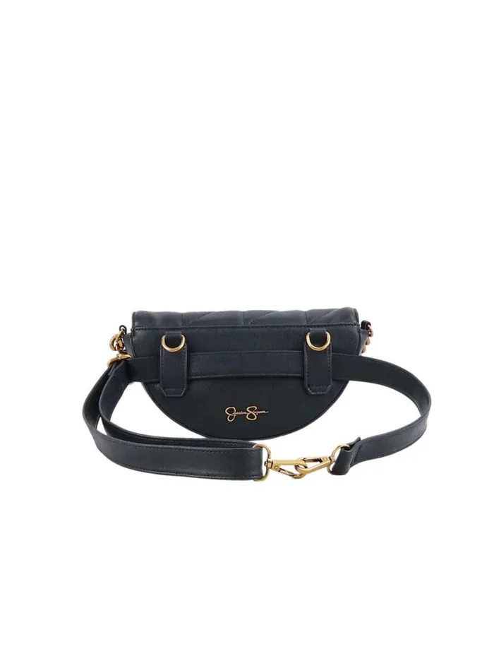 Women Crossbody Jessica Simpson Lexi Belt Bag In Meteorite and Brass