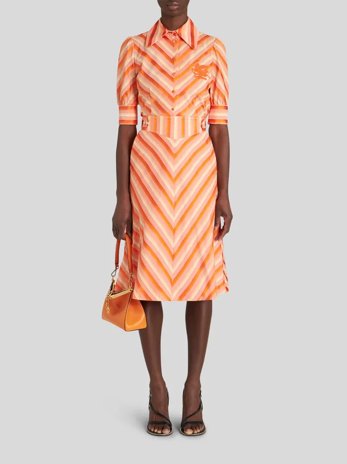Women Degrad Striped Skirt Etro Skirts