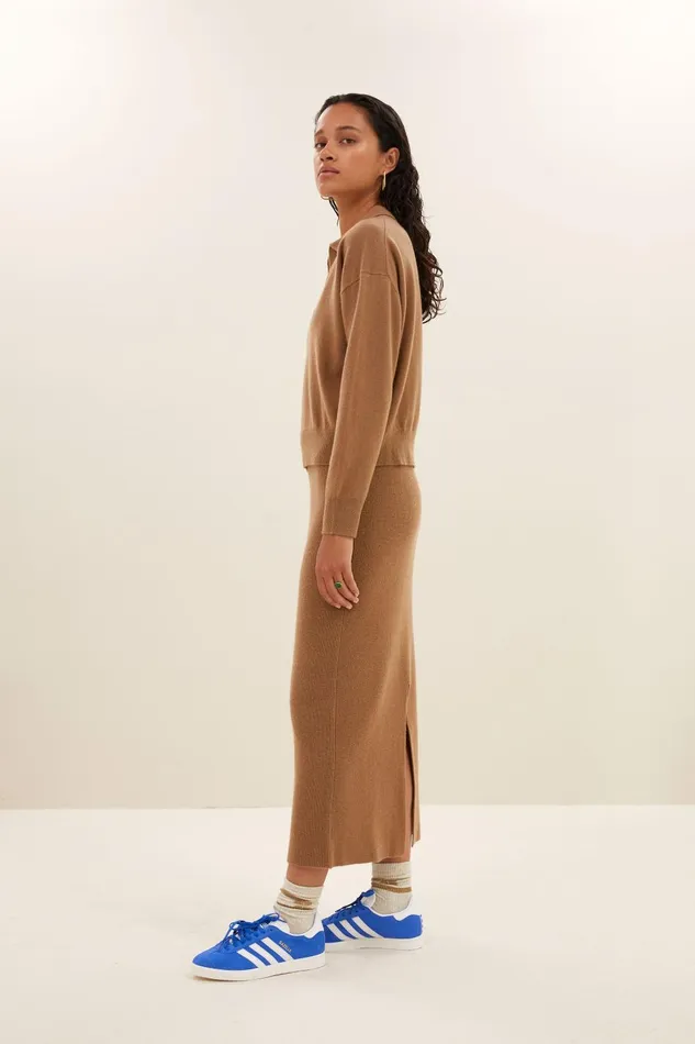 Women Dex Skirt Camel Bybar Skirts