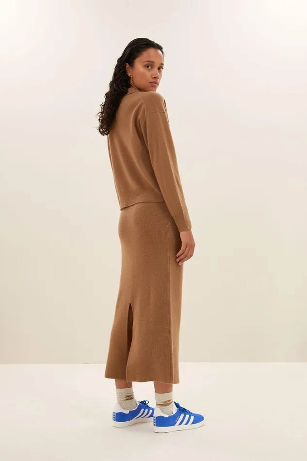 Women Dex Skirt Camel Bybar Skirts