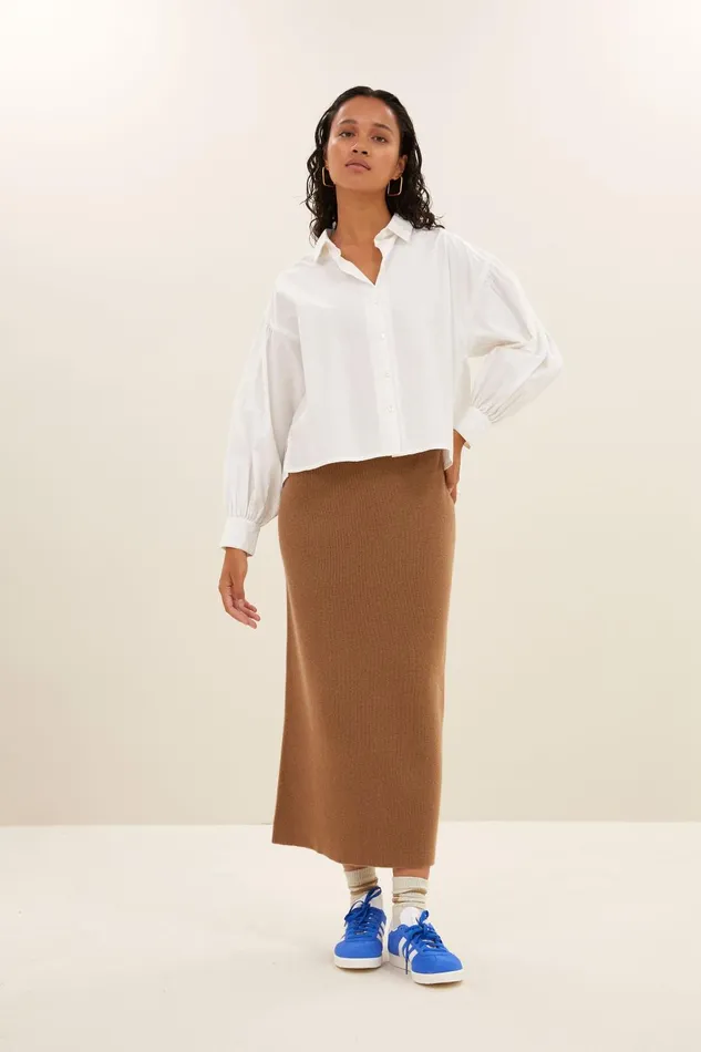 Women Dex Skirt Camel Bybar Skirts