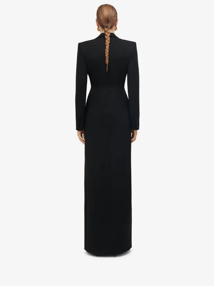 Women Dresses Alexander McQueen Long Jacket Dress Black