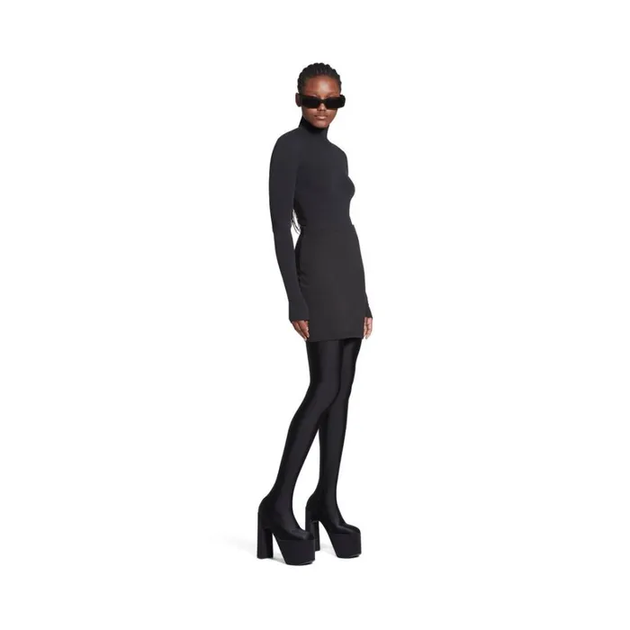 Women Dresses and Skirts Balenciaga Mini Skirt In Black Faded