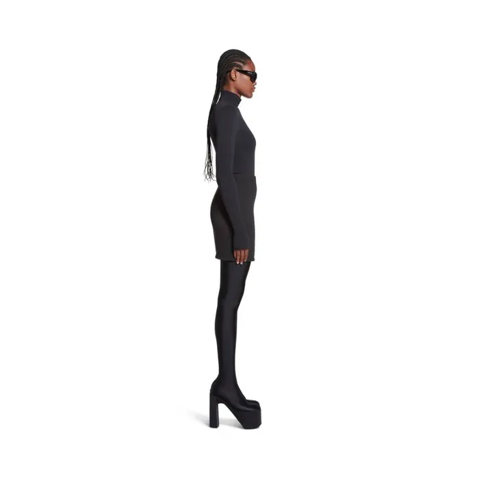 Women Dresses and Skirts Balenciaga Mini Skirt In Black Faded