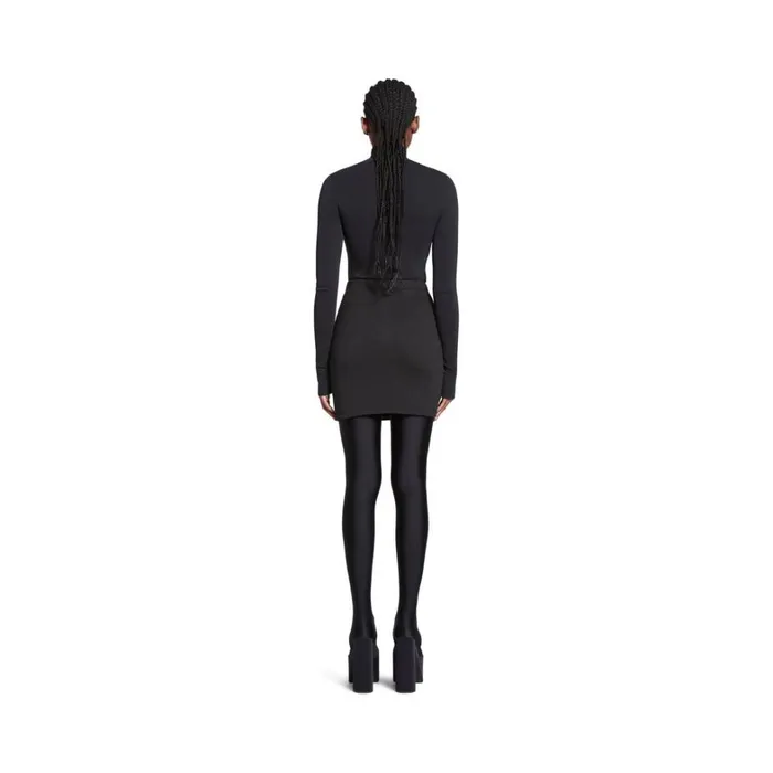 Women Dresses and Skirts Balenciaga Mini Skirt In Black Faded