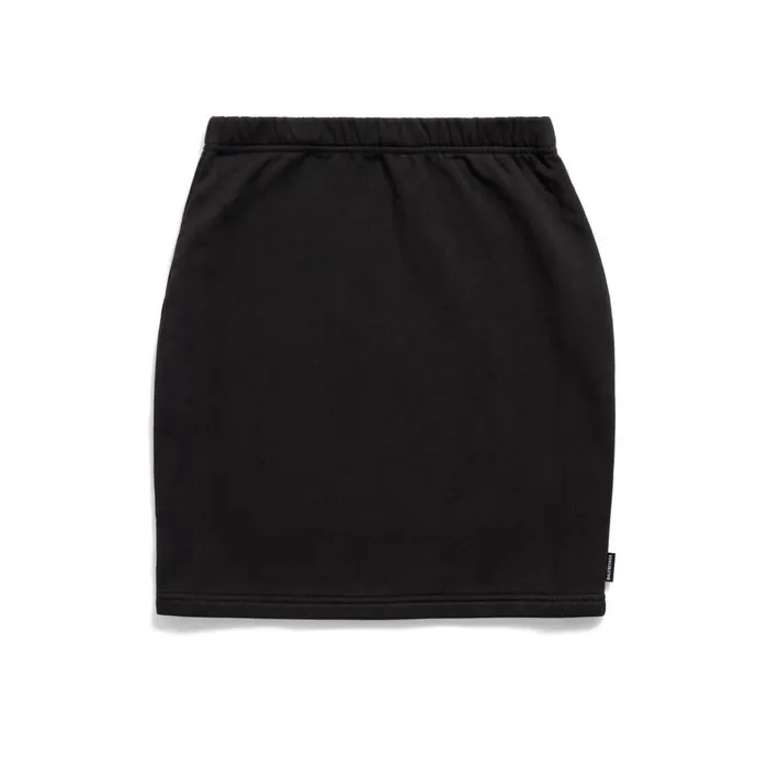 Women Dresses and Skirts Balenciaga Mini Skirt In Black Faded