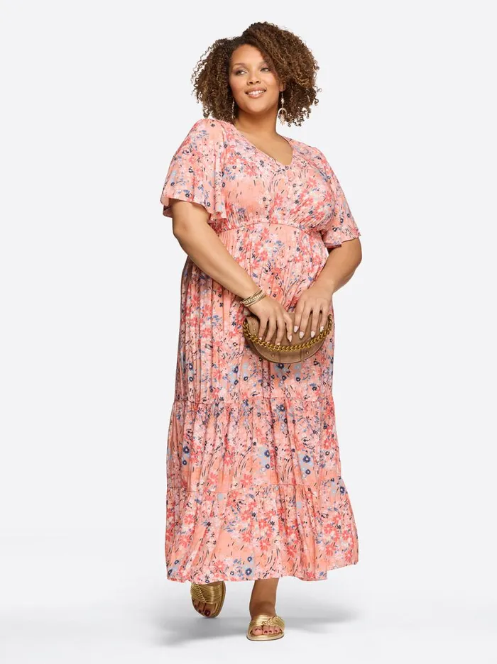 Women Dresses Jessica Simpson Naomi Dress In Blooming Pasture