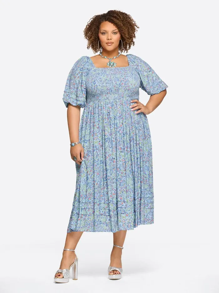 Women Dresses Jessica Simpson Simona Dress In Decorative Blossoms