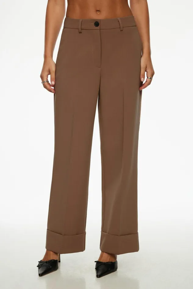 Women Dynamite Pants Max Cuffed Ankle Pants Brown