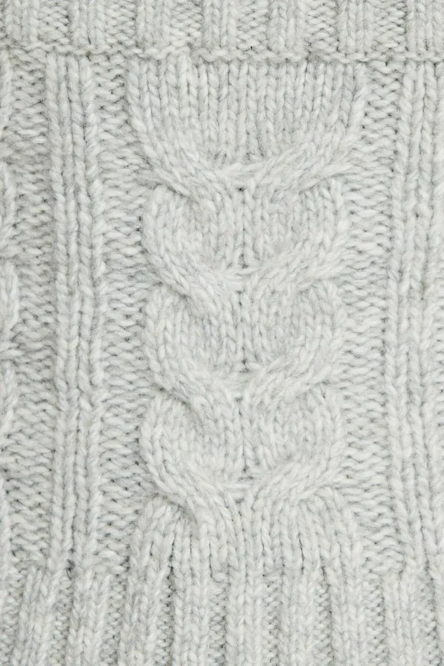 Women Dynamite Sweaters and Cardigans Cable Knit Halter Top Gray