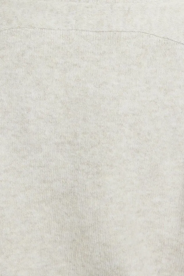 Women Dynamite Tops Heavenlyarn VNeck Sweater Beige