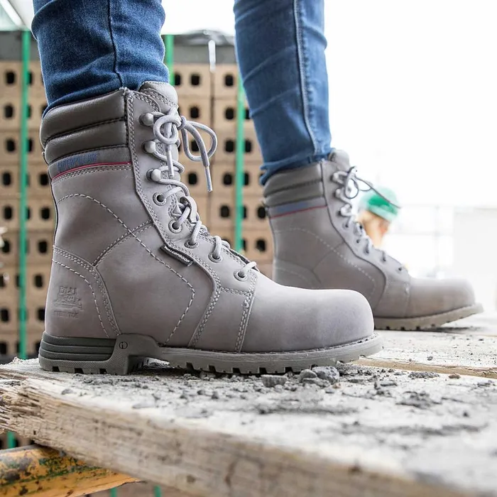 Women Echo Waterproof Steel Toe Work Boot Cat Footwear Boots