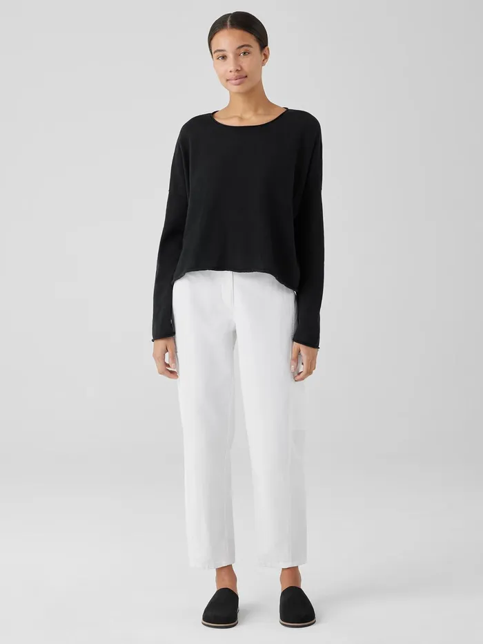 Women Eileen Fisher Pants Shorts and Jumpsuits Cotton Hemp Stretch Lantern Pant White Women Eileen Fisher Pants Shorts and Jumpsuits Cotton Hemp Stretch Lantern Pant White
