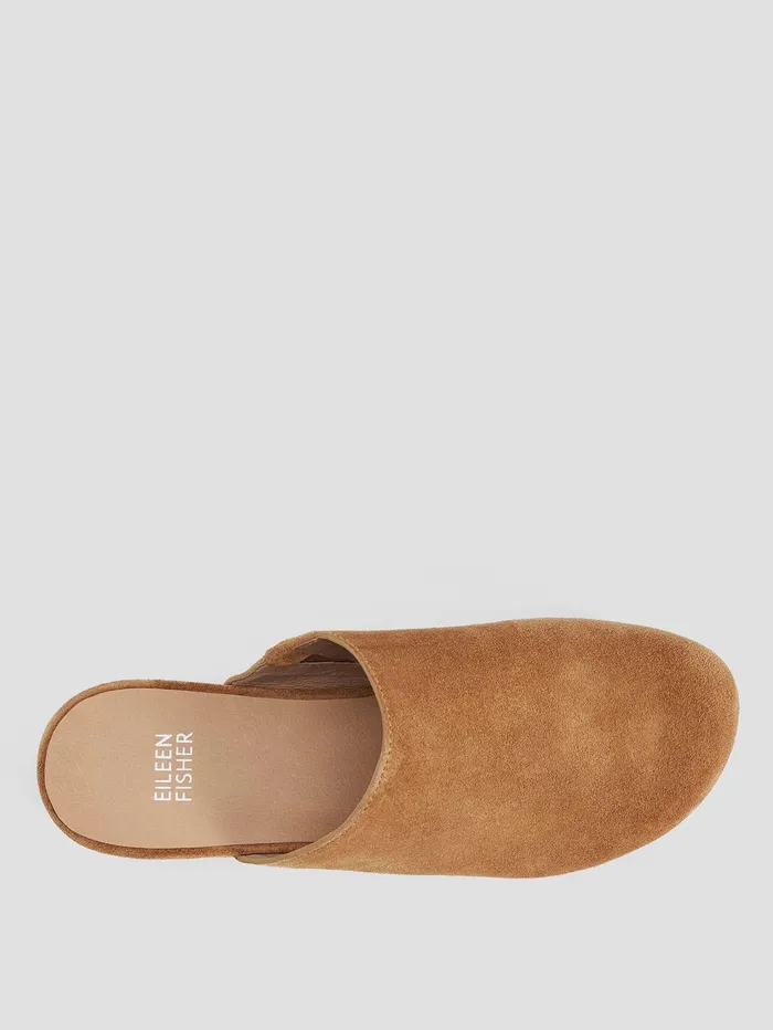 Women Eileen Fisher Shoes Suede Clog Savana
