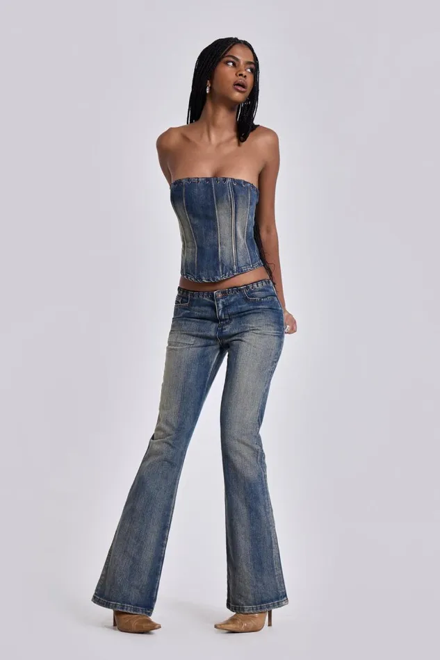 Women Elia Slim Fit Bootcut Jean Jaded London CoOrds