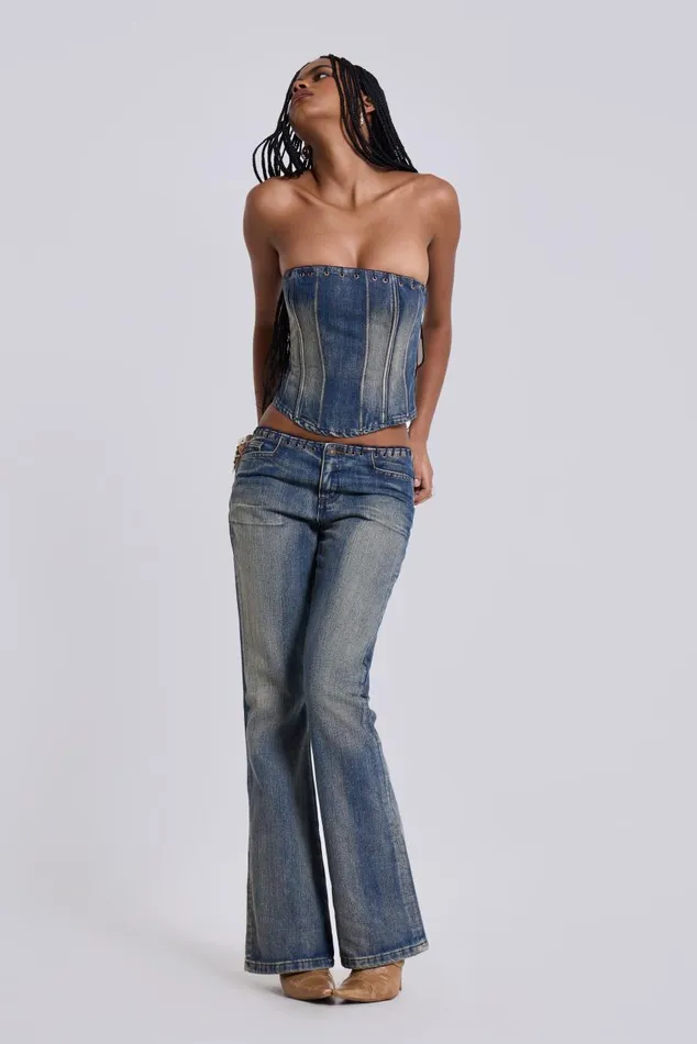 Women Elia Slim Fit Bootcut Jean Jaded London CoOrds