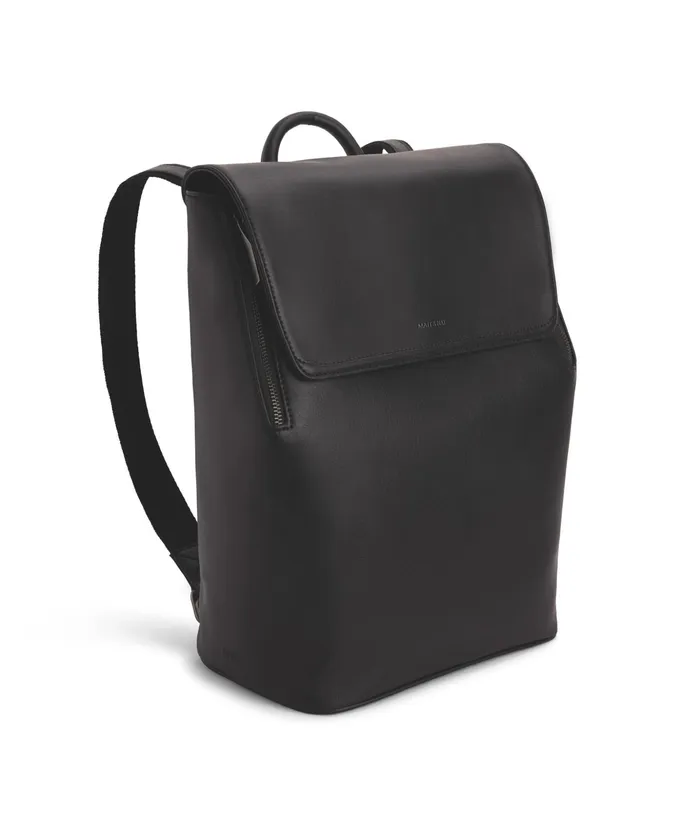 Women Fabi Vegan Backpack 8211 Arbor Black Matt and Nat Backpacks