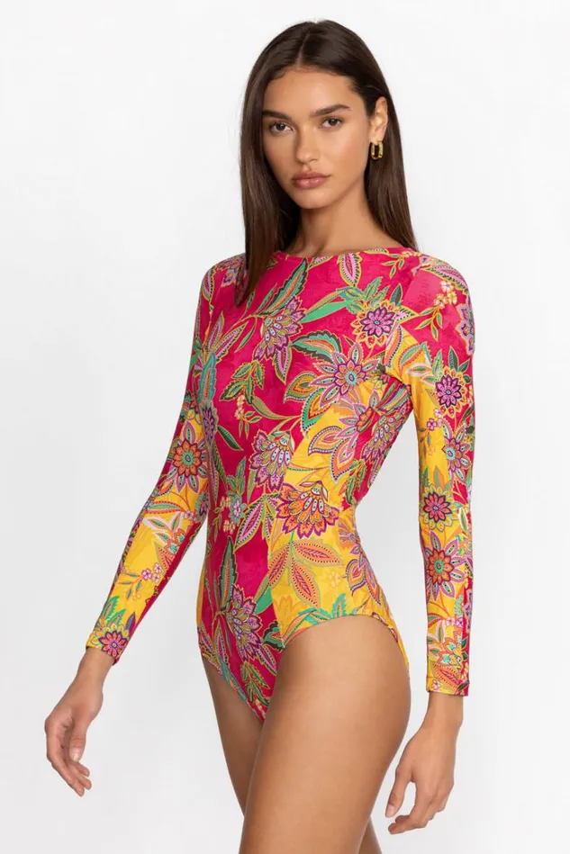 Women FLAMINGO MIX CUTOUT SURF ONE PIECE Kaleida And Flamingo Johnny Was Swim and Resort Women FLAMINGO MIX CUTOUT SURF ONE PIECE Kaleida And Flamingo Johnny Was Swim and Resort