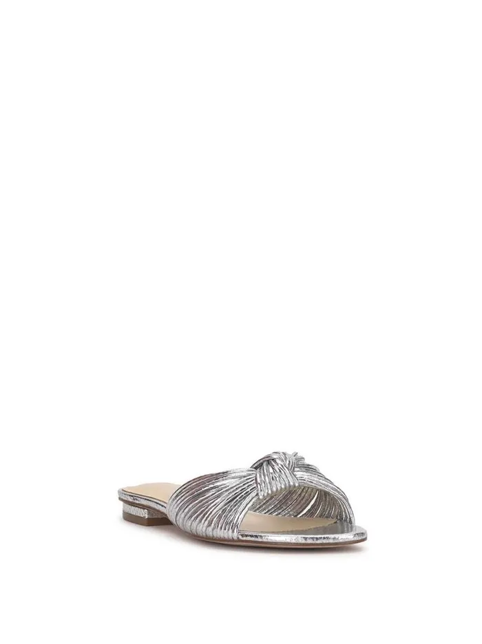 Women Flats Jessica Simpson Dydra Knotted Flat Sandal In Silver