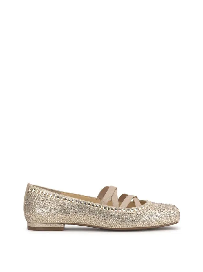 Women Flats Jessica Simpson Otessa Ballet Flat In Champagne