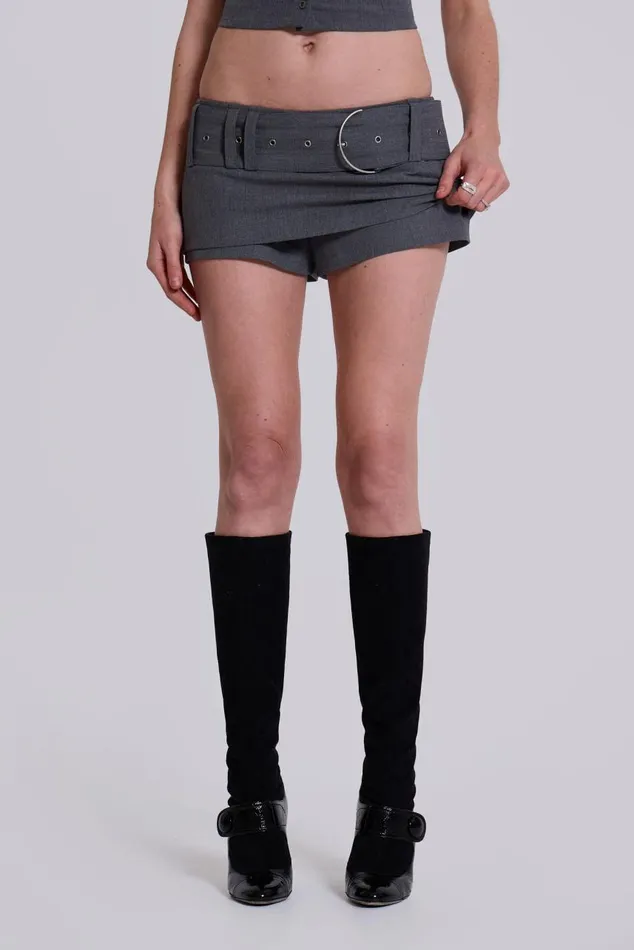Women Friday Belted Suit Skort Jaded London CoOrds
