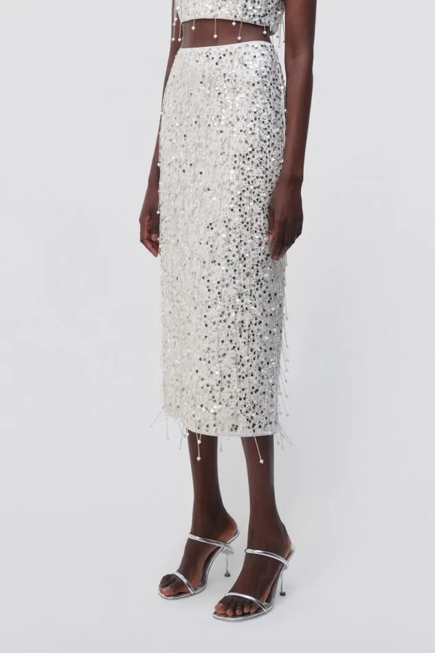 Women Gisele Skirt White Jonathan Simkhai Pants and Bottoms