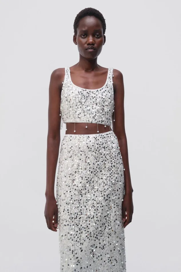 Women Gisele Skirt White Jonathan Simkhai Pants and Bottoms