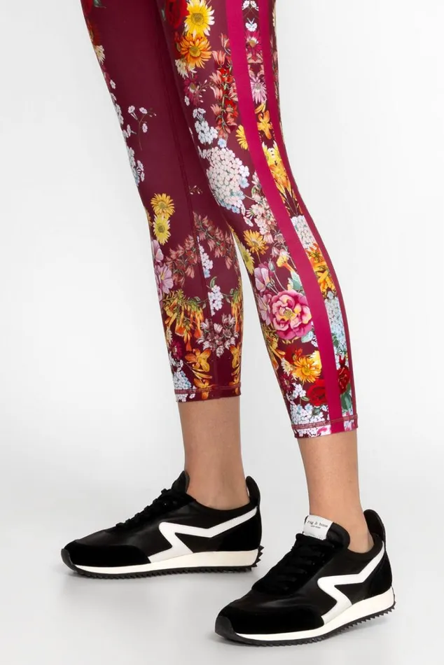 Women Golden Rose High Waist Cropped Active Legging Golden Rose Johnny Was Active Women Golden Rose High Waist Cropped Active Legging Golden Rose Johnny Was Active