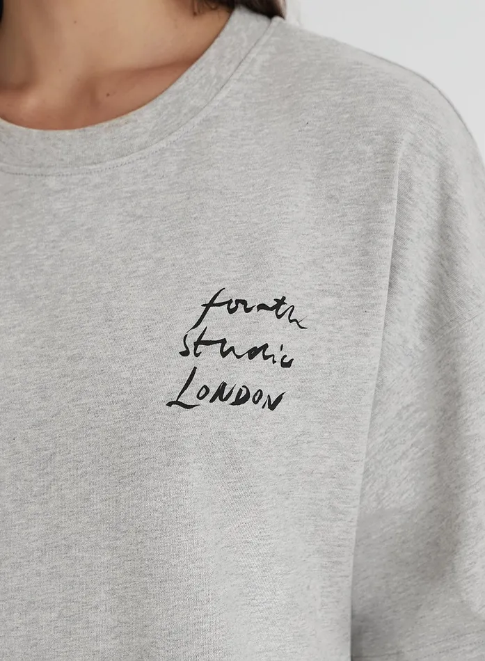 Women Grey Fourth Runway TShirt Kate 4th and Reckless Athleisure