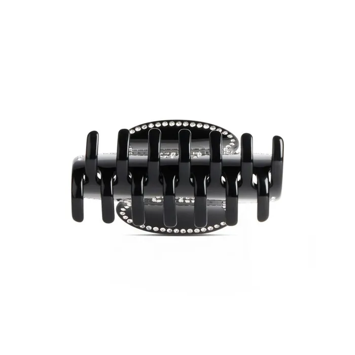 Women Hair Accessories Balenciaga Holli Bb Hair Grip In Black