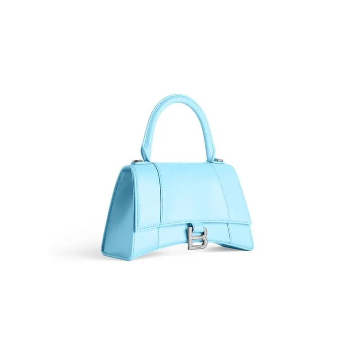 Women Handbags Balenciaga Hourglass Small Handbag Box In Blue