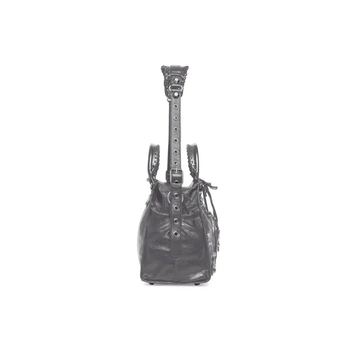 Women Handbags Balenciaga Neo Cagole City Handbag In Dark Grey