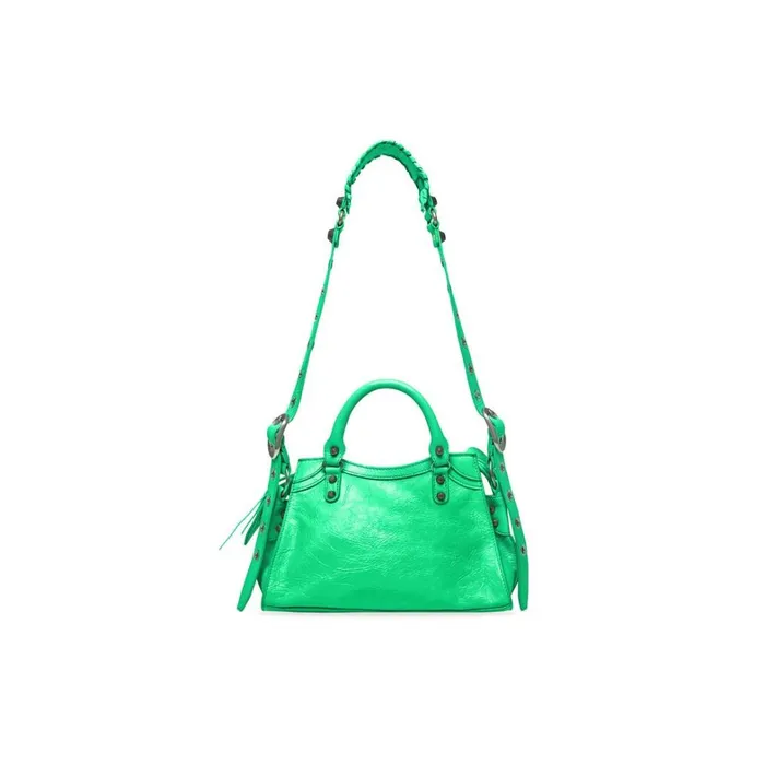 Women Handbags Balenciaga Neo Cagole Xs Handbag In Bright Green