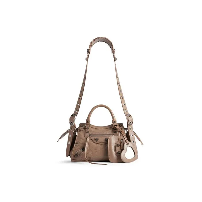 Women Handbags Balenciaga Neo Cagole Xs Handbag In Light Brown