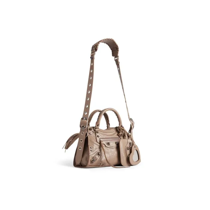 Women Handbags Balenciaga Neo Cagole Xs Handbag In Light Brown