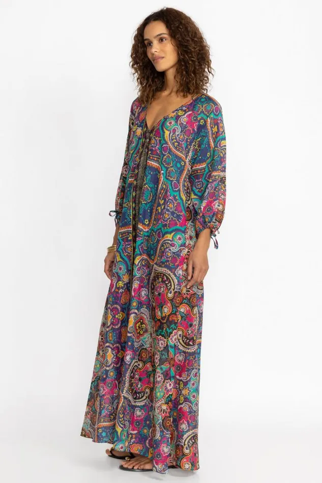 Women HANNAH LONG DRESS Hannah Johnny Was Swim and Resort Women HANNAH LONG DRESS Hannah Johnny Was Swim and Resort